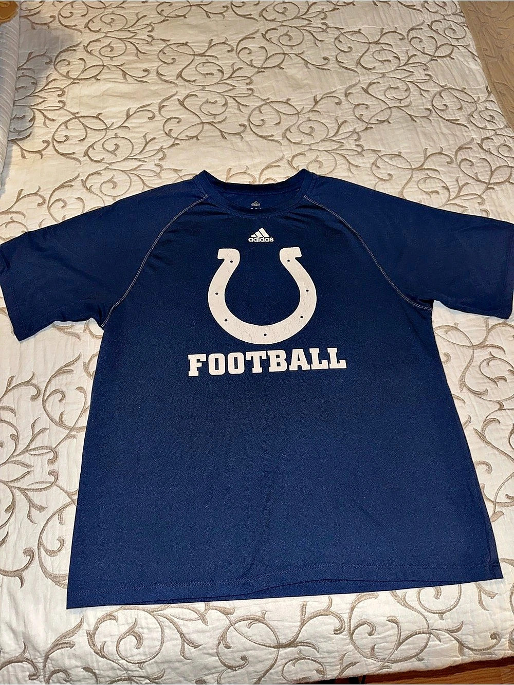 adidas Football Jersey Blue size M